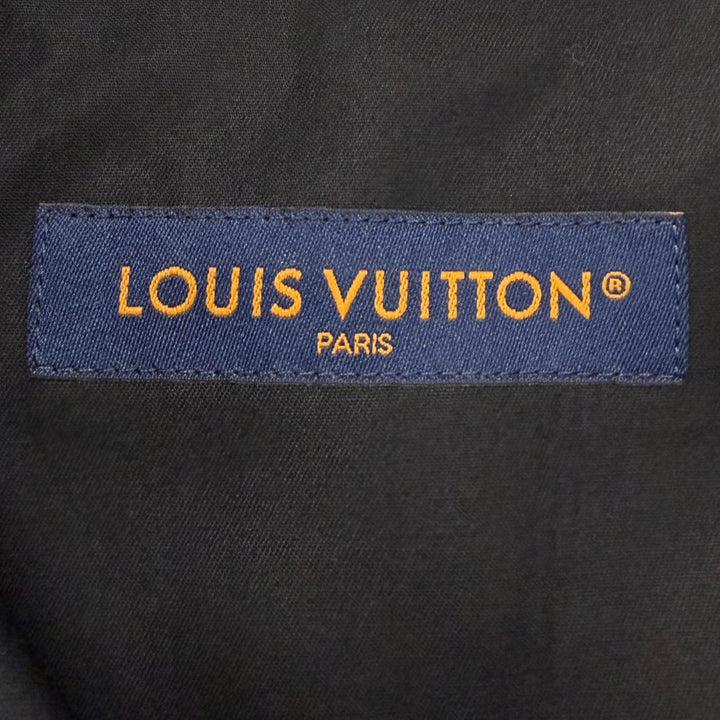 Excellent LOUIS VUITTON Pants Logo print 2WAY black Nylon mens IT 52