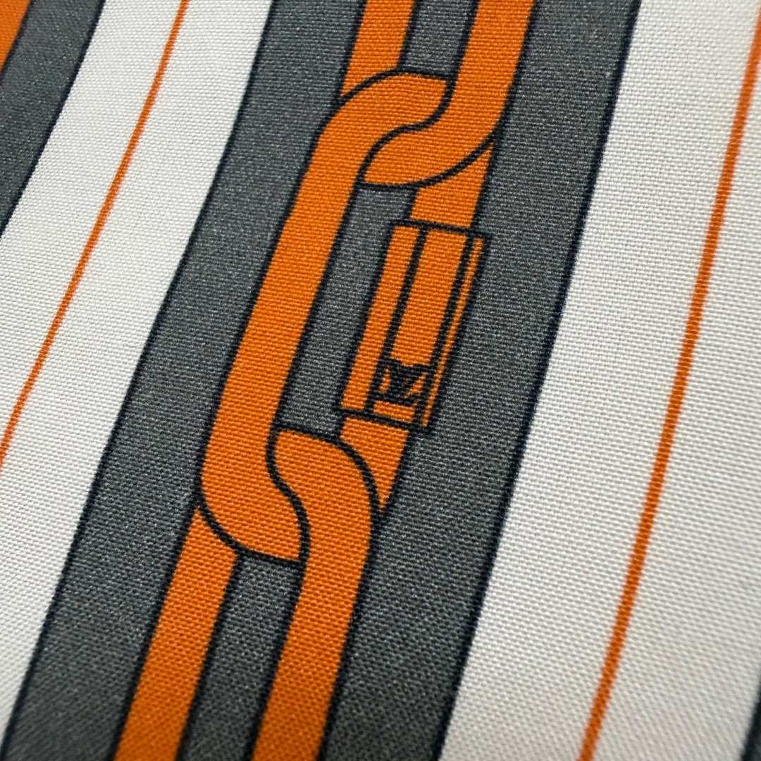 Pristine LOUIS VUITTON Pants Chain Stripe Pattern with Drawstring Multi IT 42