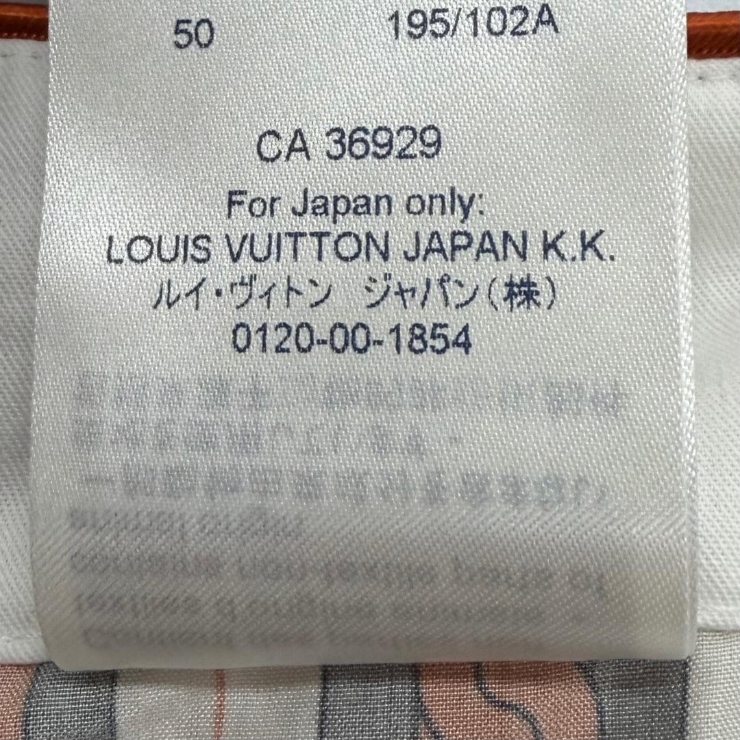 Pristine LOUIS VUITTON Pants Chain Stripe Pattern with Drawstring Multi IT 42