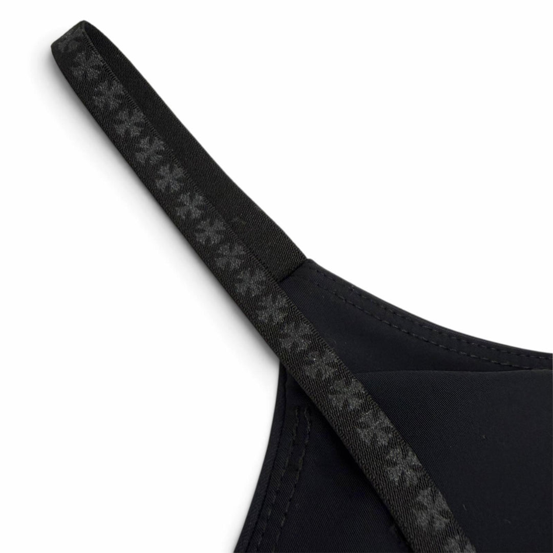 Excellent CHROME HEARTS camisole CH Plus Bra Top Dark navy Nylon Women S