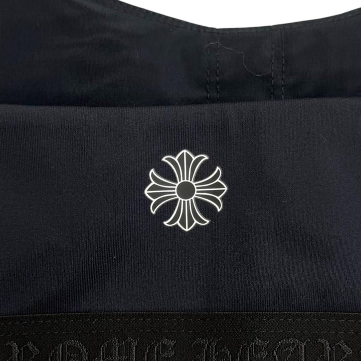 Excellent CHROME HEARTS camisole CH Plus Bra Top Dark navy Nylon Women S