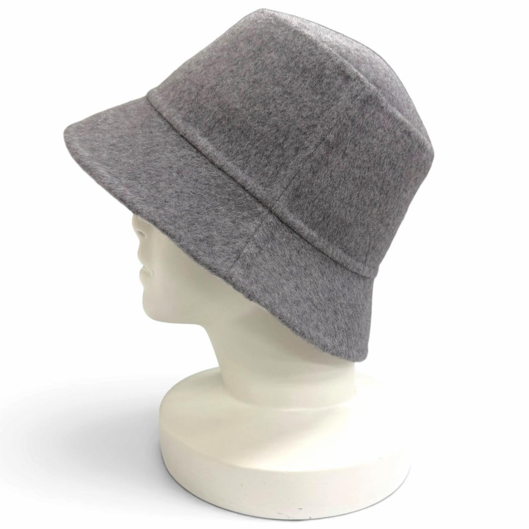 Excellent Christian Dior hat Oblique Reversible Bucket Hat gray wool Women IT 58