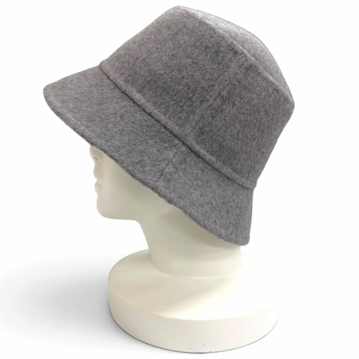 Excellent Christian Dior hat Oblique Reversible Bucket Hat gray wool Women IT 58