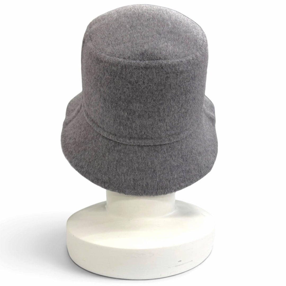 Excellent Christian Dior hat Oblique Reversible Bucket Hat gray wool Women IT 58
