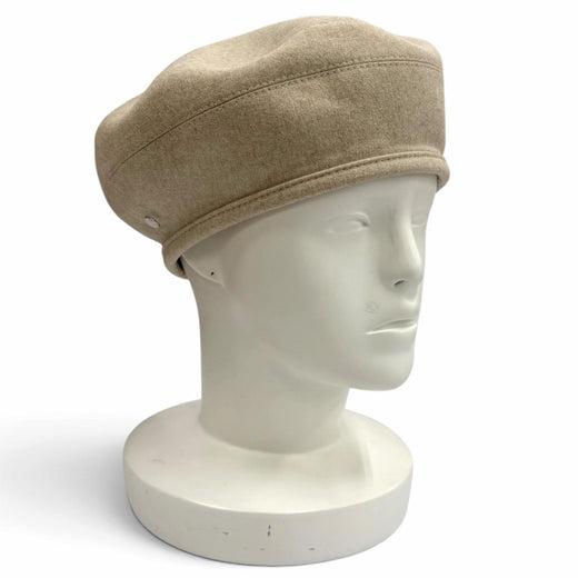 Pristine HERMES beret Santonol Clou de Selle Parisienne Patch 57 H222023N