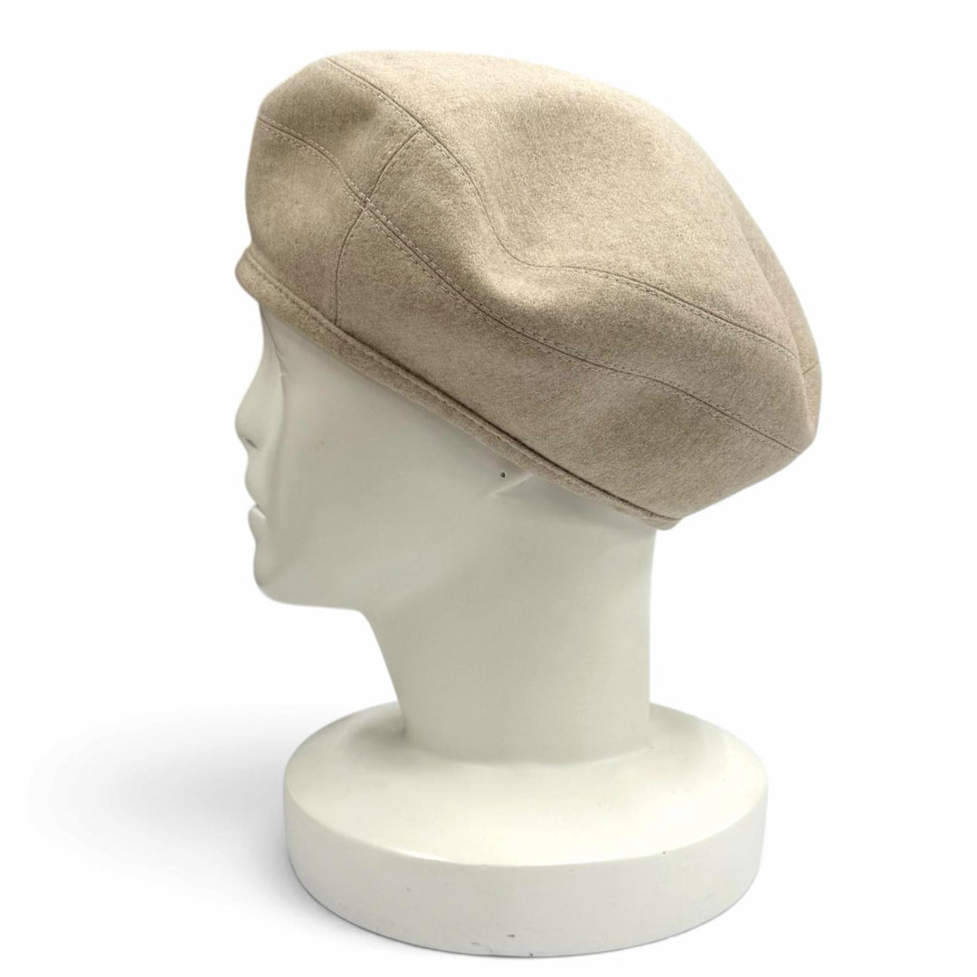 Pristine HERMES beret Santonol Clou de Selle Parisienne Patch 57 H222023N