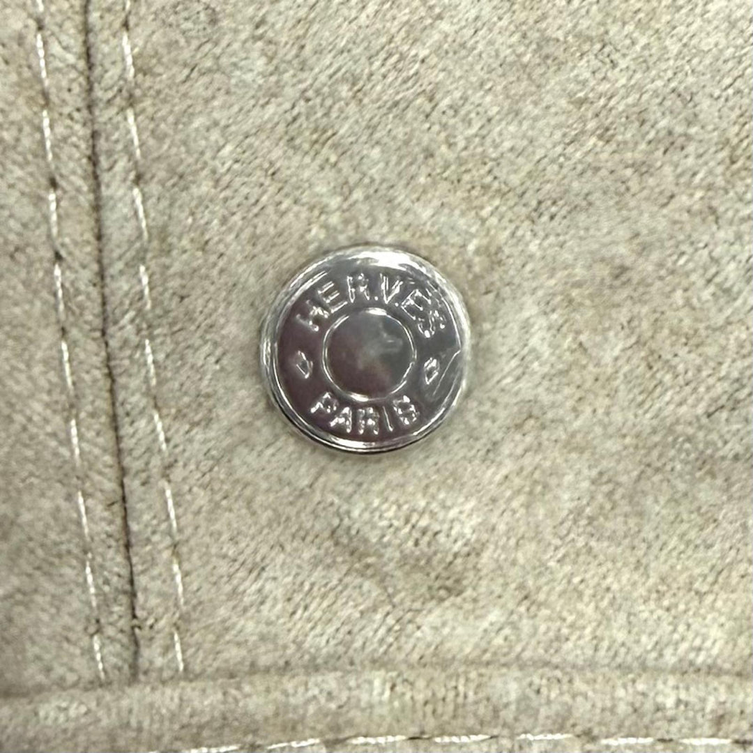 Pristine HERMES beret Santonol Clou de Selle Parisienne Patch 57 H222023N