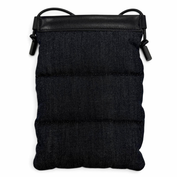 Pristine MONCLER Shoulder Bag PUFFY PHONE CASE Phone case Indigo leather Women