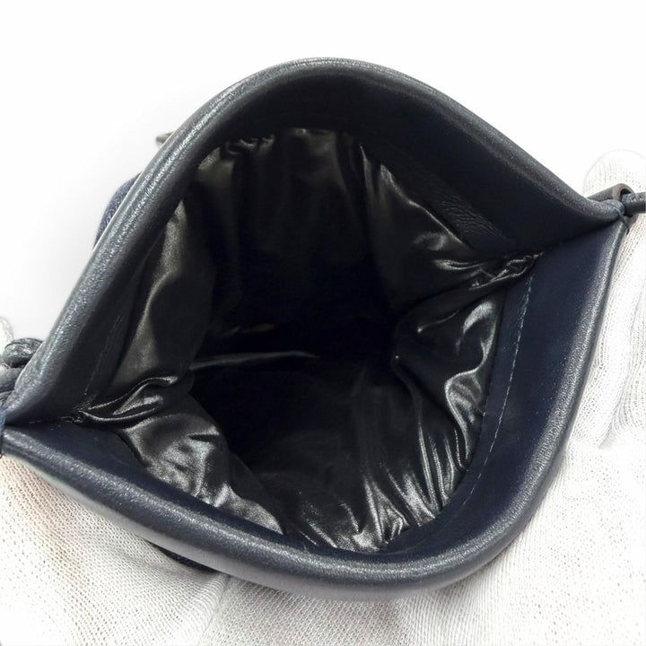 Pristine MONCLER Shoulder Bag PUFFY PHONE CASE Phone case Indigo leather Women