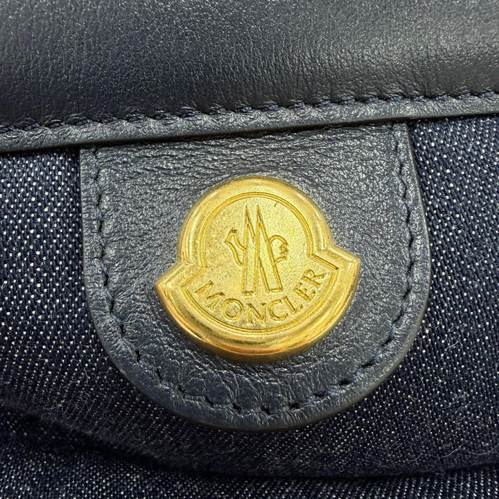 Pristine MONCLER Shoulder Bag PUFFY PHONE CASE Phone case Indigo leather Women