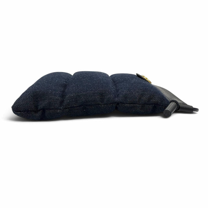 Pristine MONCLER Shoulder Bag PUFFY PHONE CASE Phone case Indigo leather Women