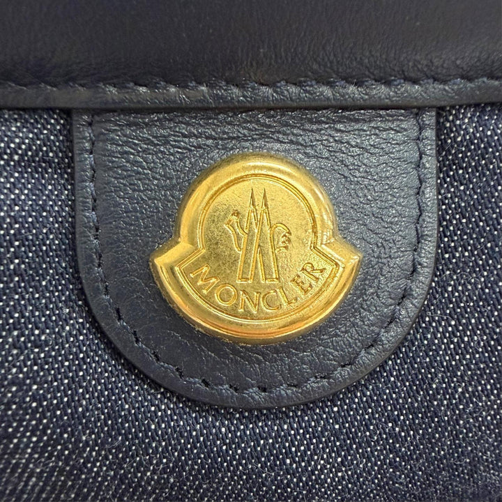 Pristine MONCLER PUFFY PHONE CASE Logo Metal Quilted Shoulder Bag Smartphone