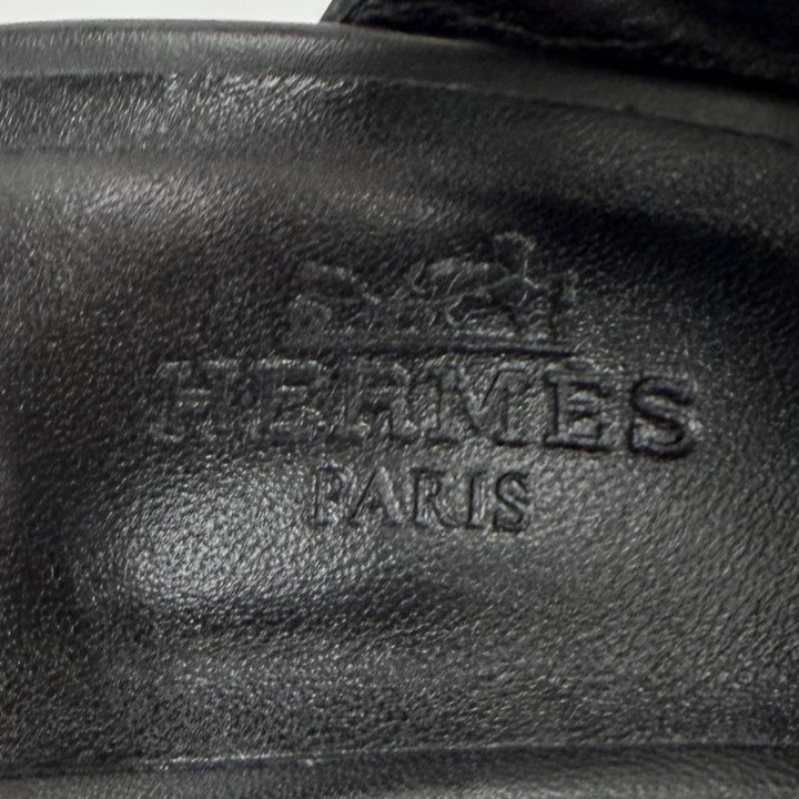 Great HERMES Sandals Ilona 90 Kelly buckle chunky heel leather 35 H241153Z