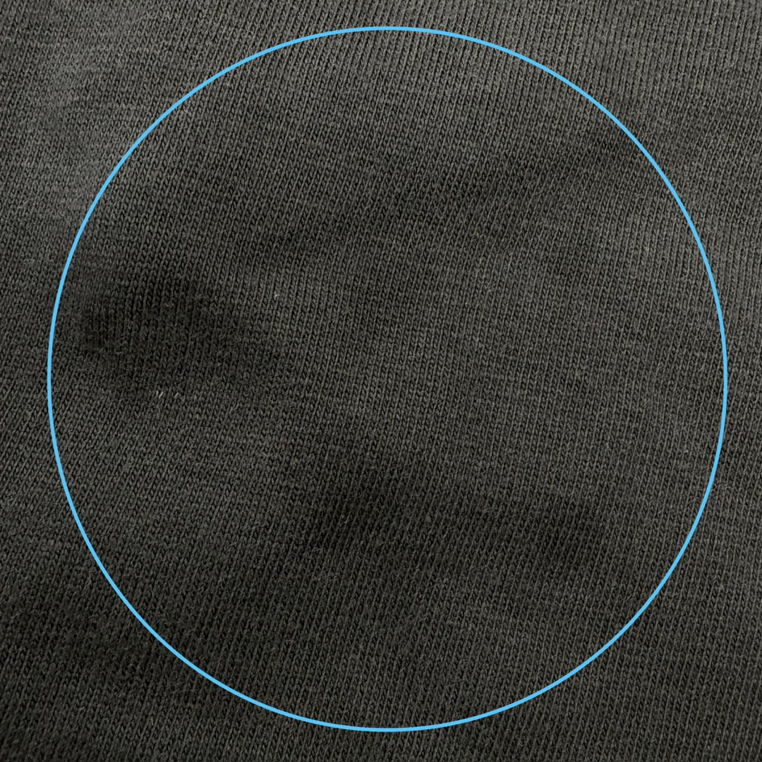 Excellent BALENCIAGA Short sleeve T-shirt Distressed finish tape logo