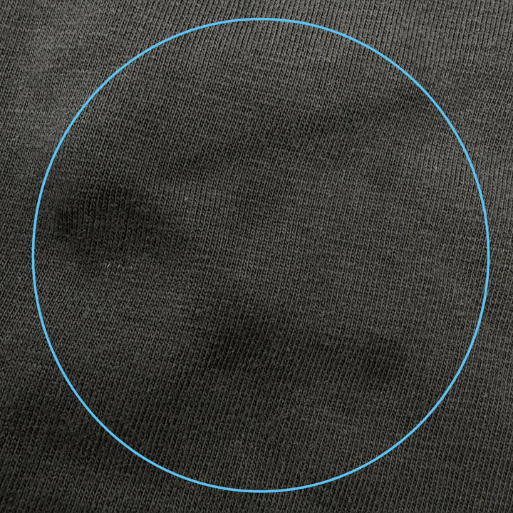 Excellent BALENCIAGA Short sleeve T-shirt Distressed finish tape logo