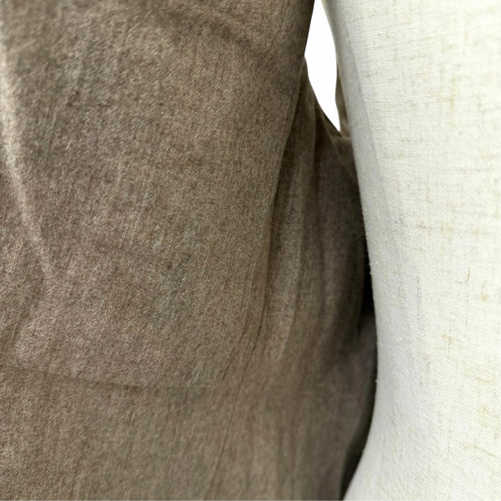 Great Brunello Cucinelli Down vest white wool mens 48