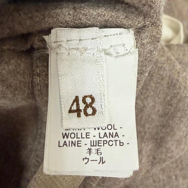 Great Brunello Cucinelli Down vest white wool mens 48