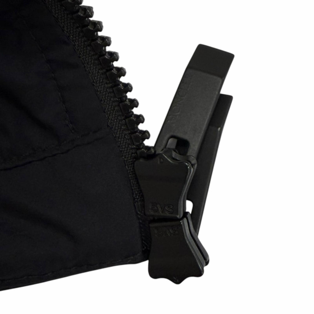 Excellent MONCLER Blouson MAGLIA APERTA Down-Paneled black