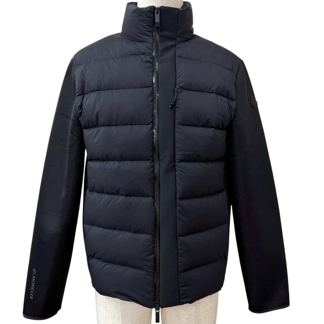 Excellent MONCLER Blouson MAGLIA APERTA Down-Paneled black