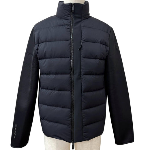 Excellent MONCLER Blouson MAGLIA APERTA Down-Paneled black