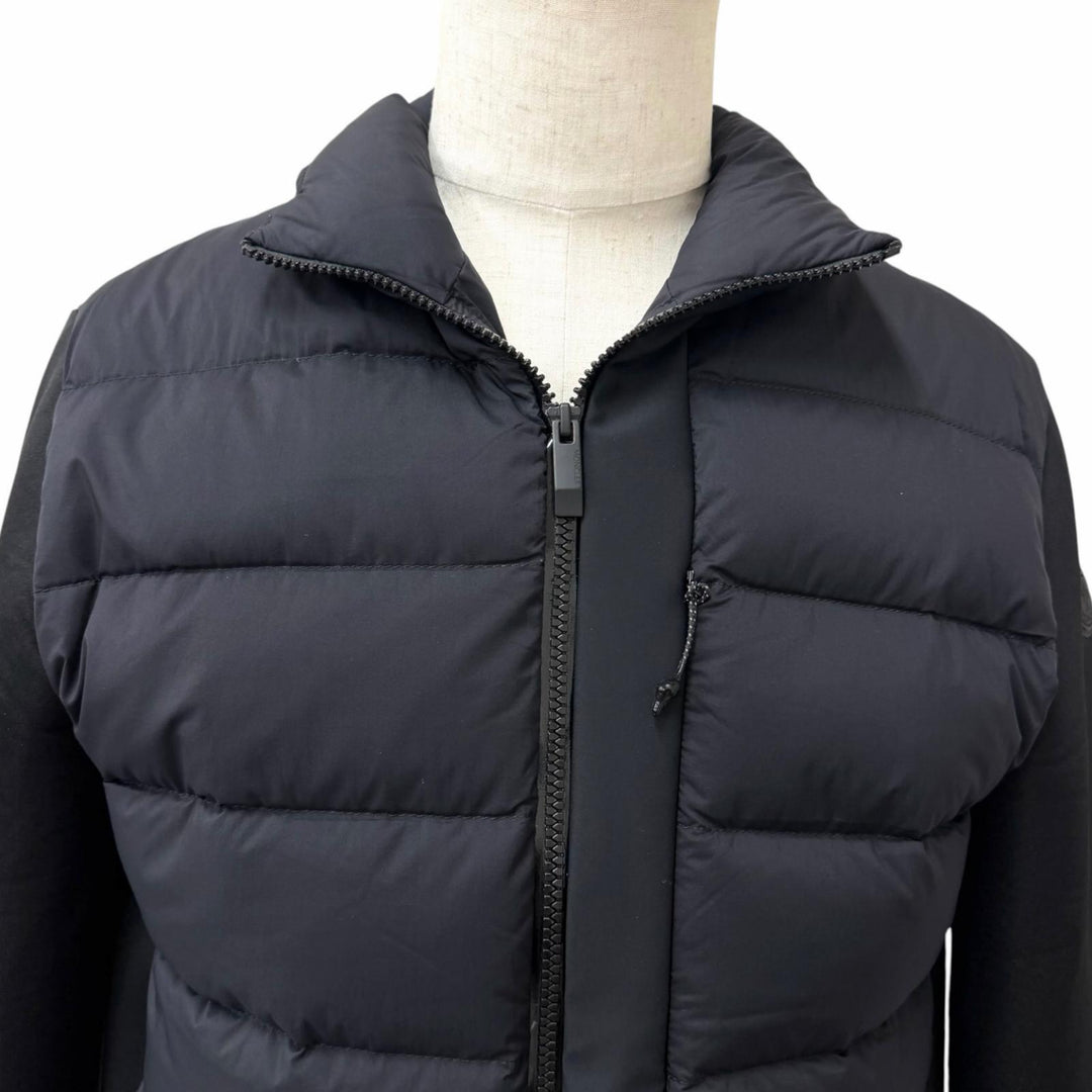 Excellent MONCLER Blouson MAGLIA APERTA Down-Paneled black