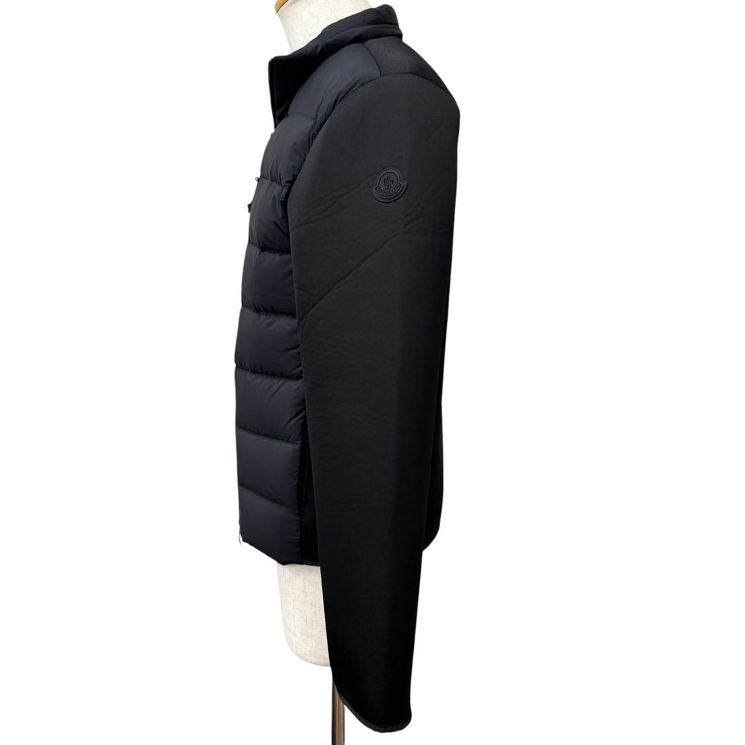 Excellent MONCLER Blouson MAGLIA APERTA Down-Paneled black