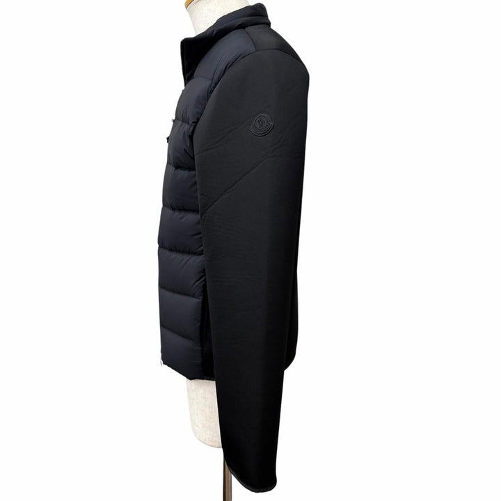 Excellent MONCLER Blouson MAGLIA APERTA Down-Paneled black