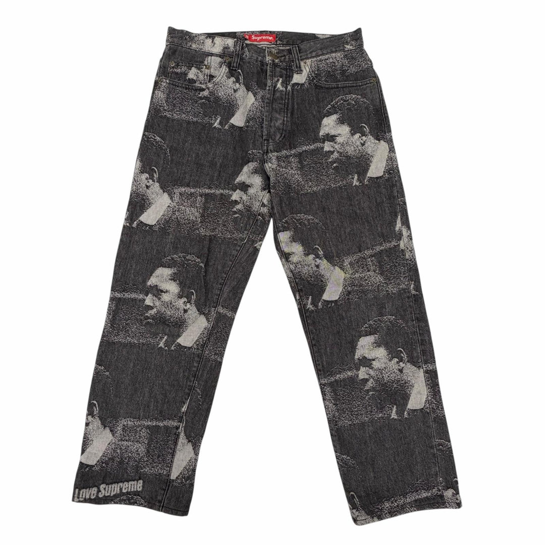 Discounted Great Supreme Denim pants John Coltrane A Love Supreme Regular Jean black 30