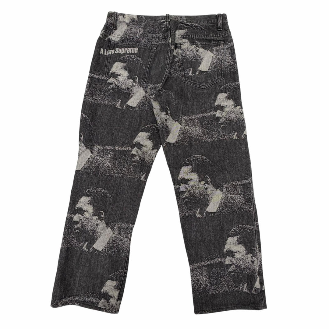 Discounted Great Supreme Denim pants John Coltrane A Love Supreme Regular Jean black 30