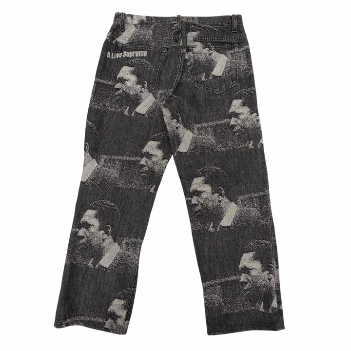 Discounted Great Supreme Denim pants John Coltrane A Love Supreme Regular Jean black 30