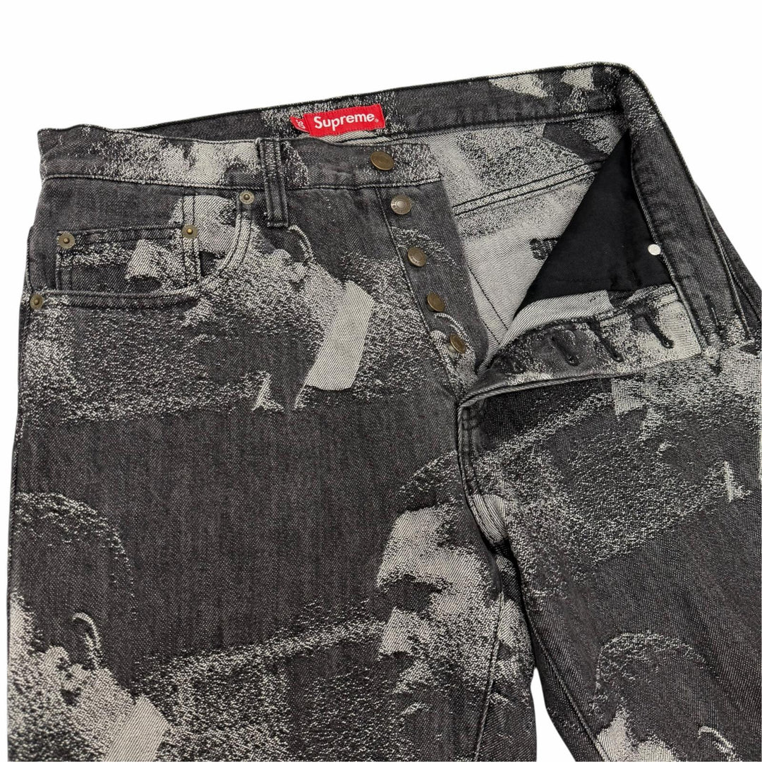 Discounted Great Supreme Denim pants John Coltrane A Love Supreme Regular Jean black 30