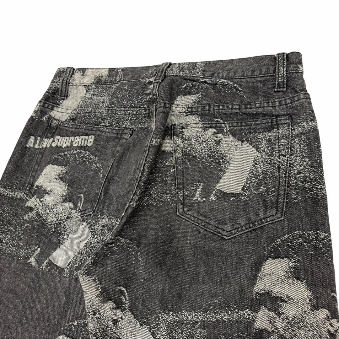 Discounted Great Supreme Denim pants John Coltrane A Love Supreme Regular Jean black 30