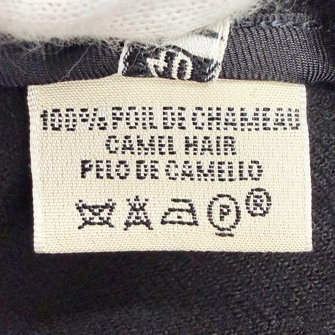 Excellent HERMES Pants Margiela era H logo buttons Center crease cashmere FR 40