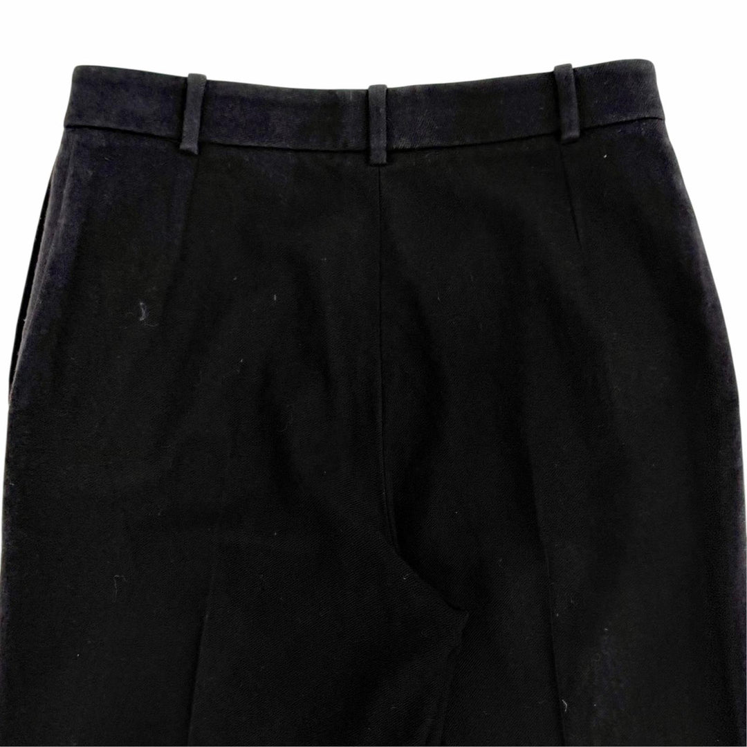 Excellent HERMES Pants Margiela era H logo buttons Center crease cashmere FR 40