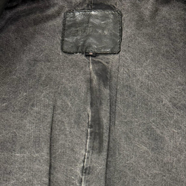 Discounted Good ISAMUKATAYAMA BACKLASH Leather coat Dark gray Horse leather mens M 1367-09