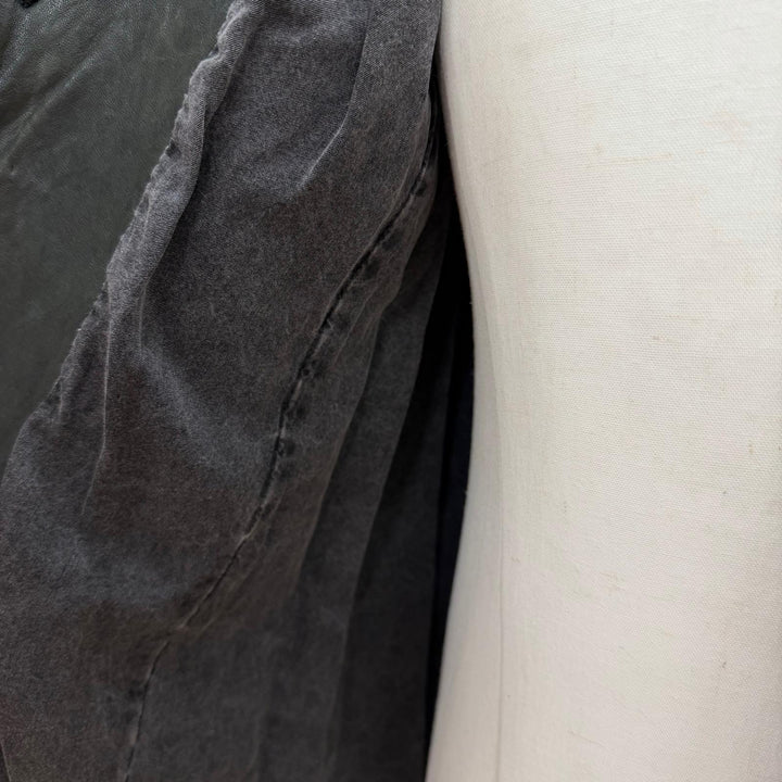 Discounted Good ISAMUKATAYAMA BACKLASH Leather coat Dark gray Horse leather mens M 1367-09