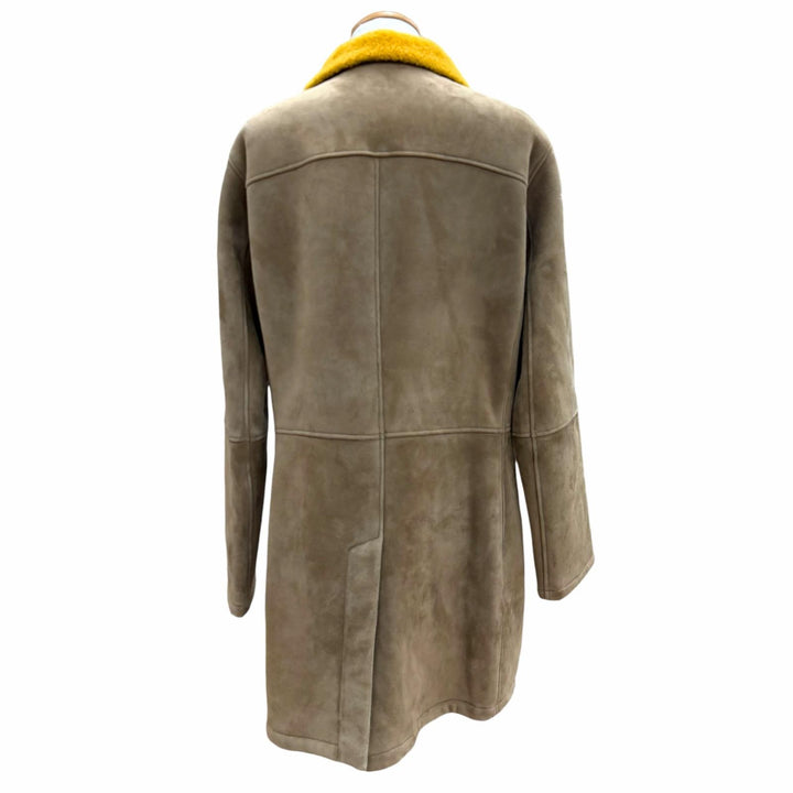 Excellent rvl Mouton coat Single Chester Brown Mouton mens 50