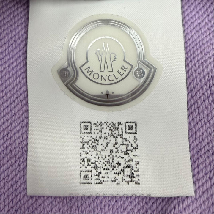 Excellent MONCLER GENIUS 2 1952 sweat Large logo patch purple M H10928G00018
