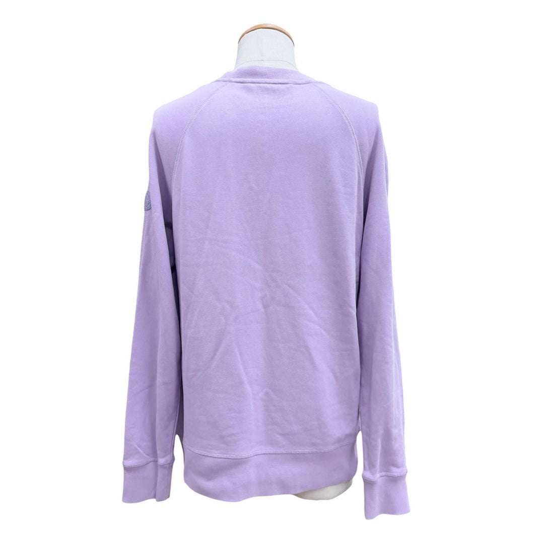 Excellent MONCLER GENIUS 2 1952 sweat Large logo patch purple M H10928G00018