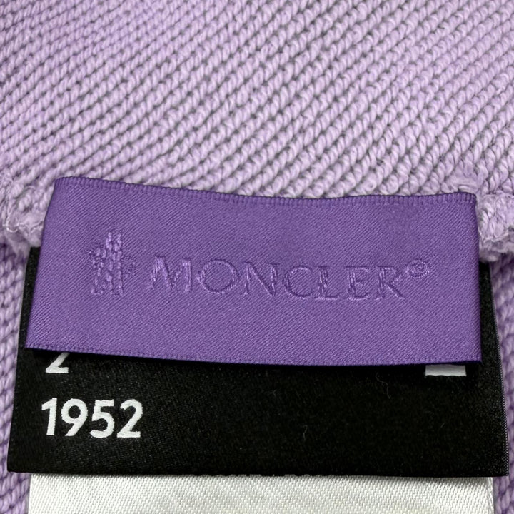 Excellent MONCLER GENIUS 2 1952 sweat Large logo patch purple M H10928G00018