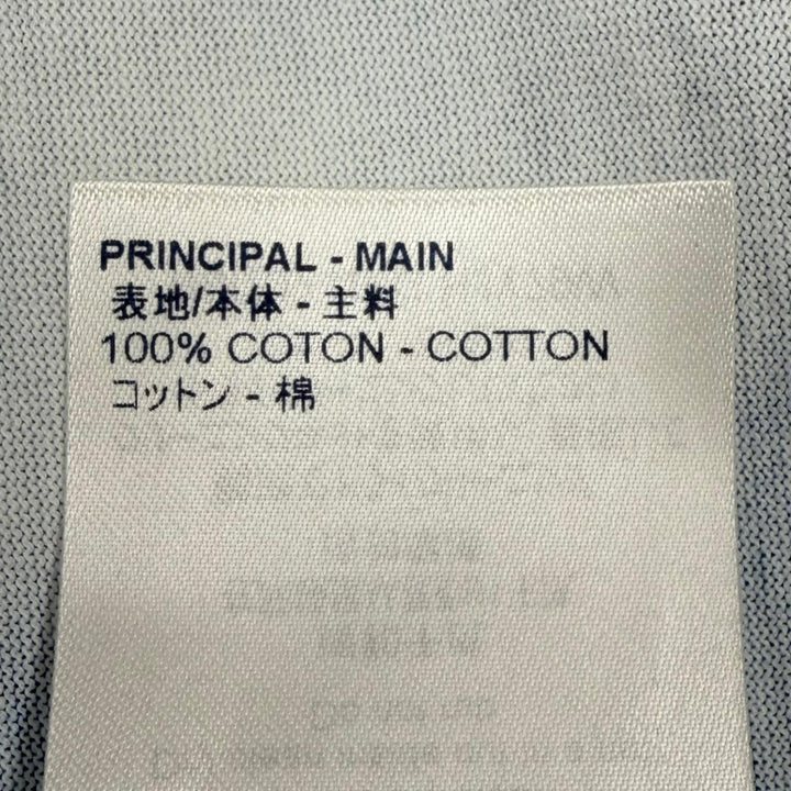 Excellent LOUIS VUITTON Short sleeve T-shirt Cloud print LV logo blue cotton M