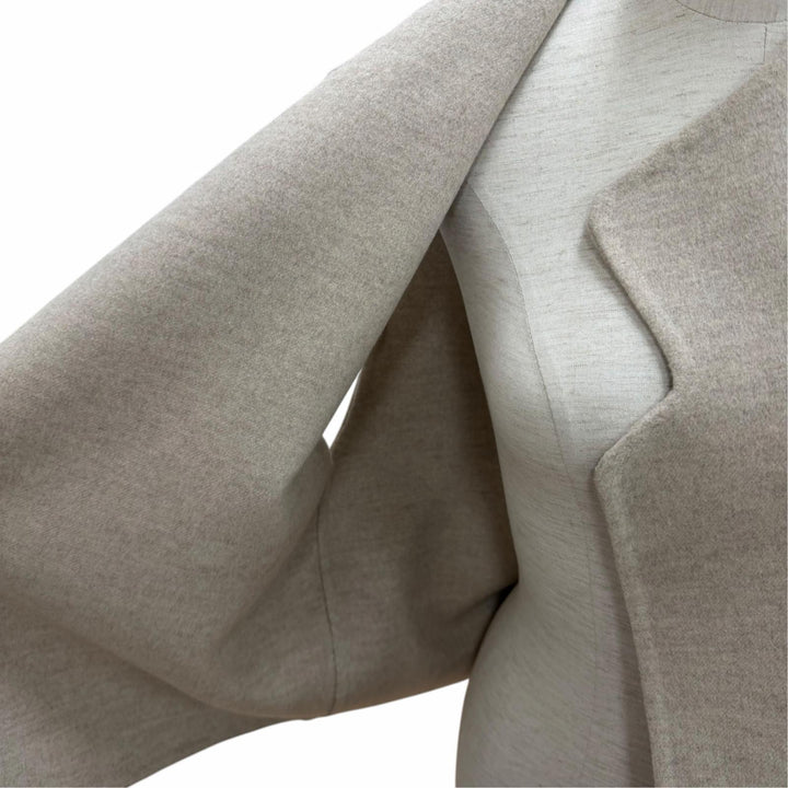 Excellent HERMES Best Vest with Serie buttons beige cashmere FR 36 4H0235DB