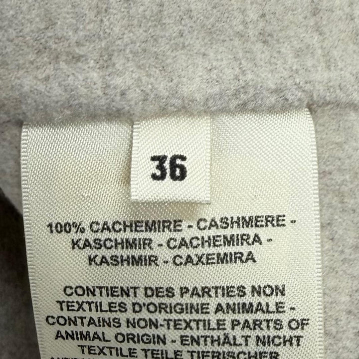 Excellent HERMES Best Vest with Serie buttons beige cashmere FR 36 4H0235DB