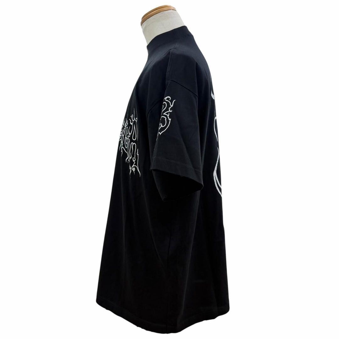 Excellent BALENCIAGA Short sleeve T-shirt Darkwave Tee black mens 1 739028