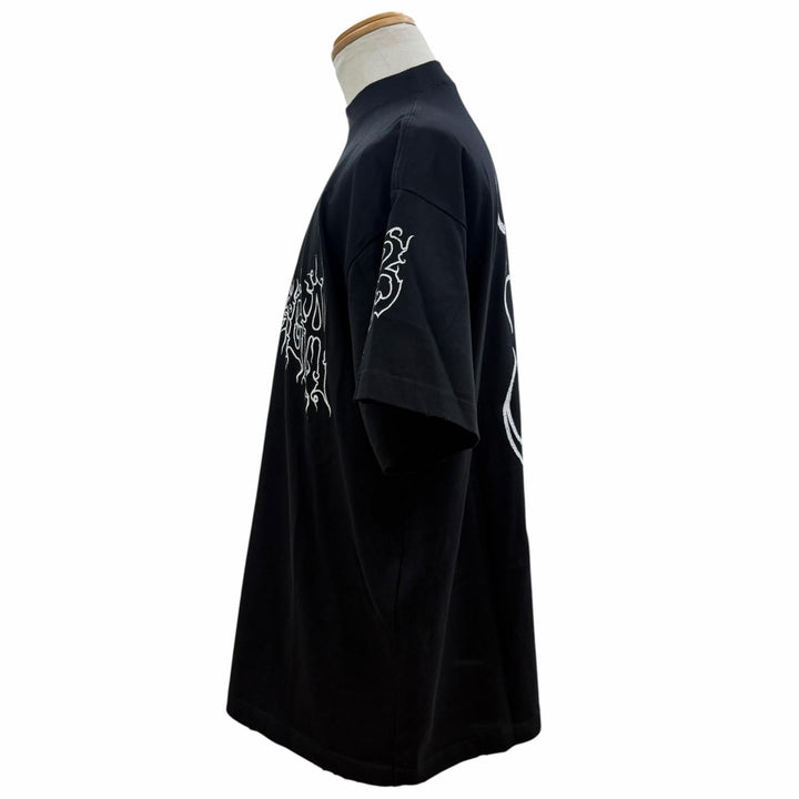 Excellent BALENCIAGA Short sleeve T-shirt Darkwave Tee black mens 1 739028