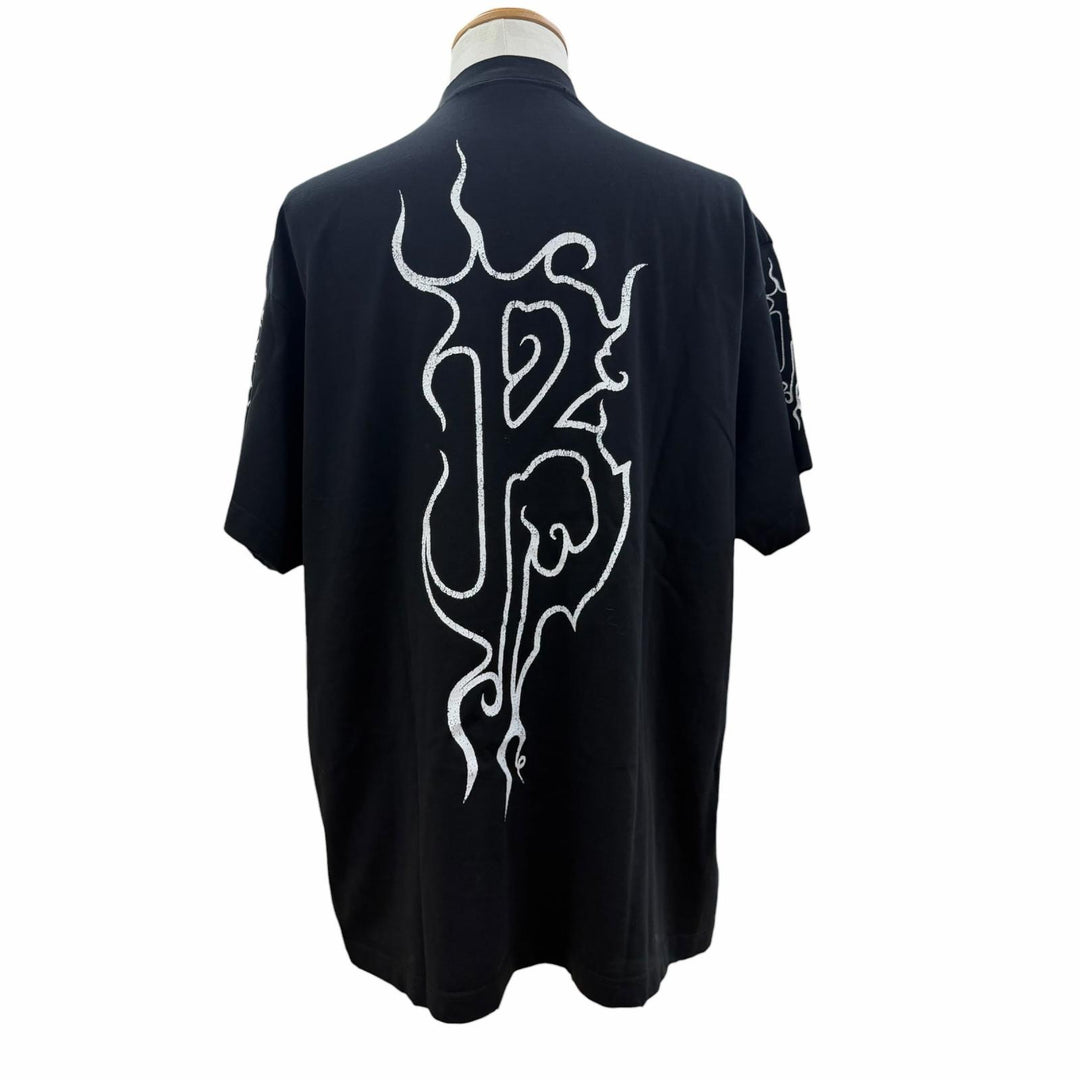 Excellent BALENCIAGA Short sleeve T-shirt Darkwave Tee black mens 1 739028
