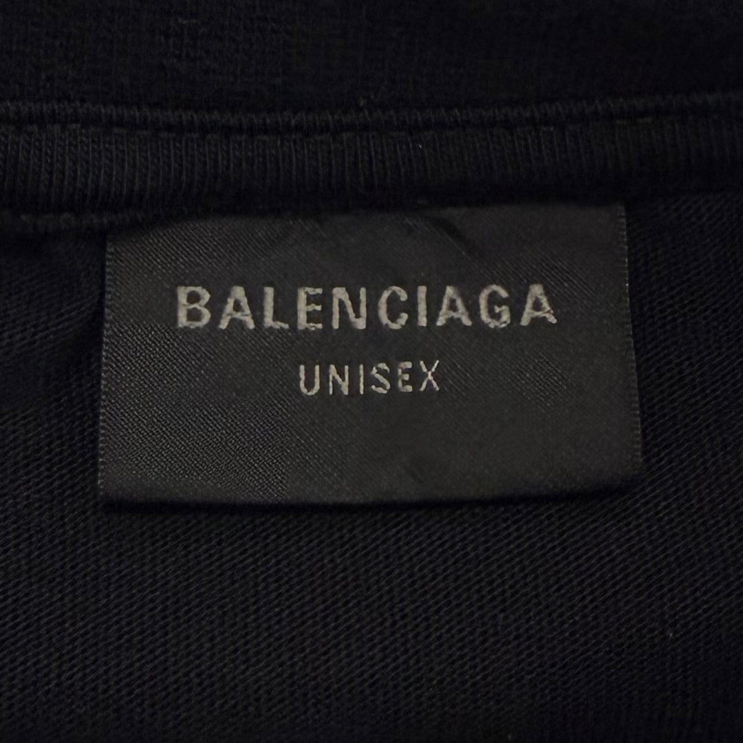 Excellent BALENCIAGA Short sleeve T-shirt Darkwave Tee black mens 1 739028
