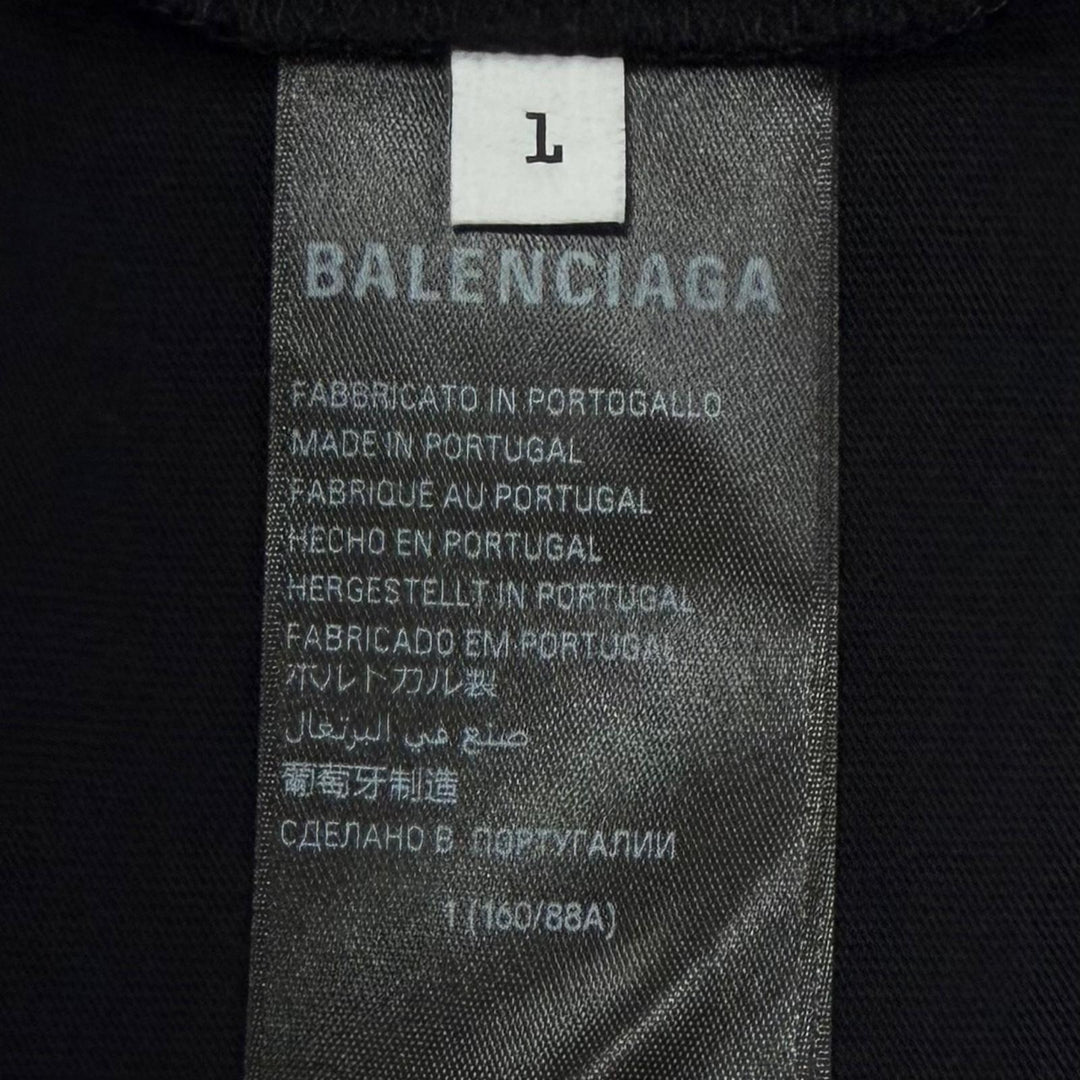 Excellent BALENCIAGA Short sleeve T-shirt Darkwave Tee black mens 1 739028