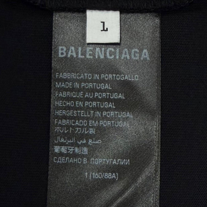 Excellent BALENCIAGA Short sleeve T-shirt Darkwave Tee black mens 1 739028