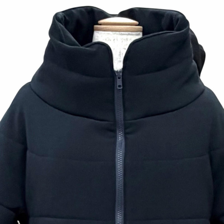 Pristine YOKO CHAN Jacket Frill design, zip-up, padded 36 YCC-523-197